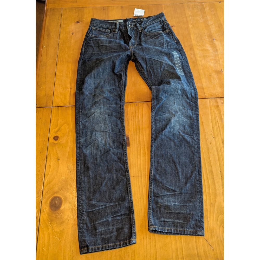 Gap 1969‎ Slim Fit Jeans Mens 29x30 Dark Wash Denim Low Rise New NWT